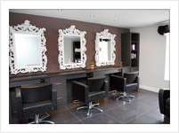 Inside the salon